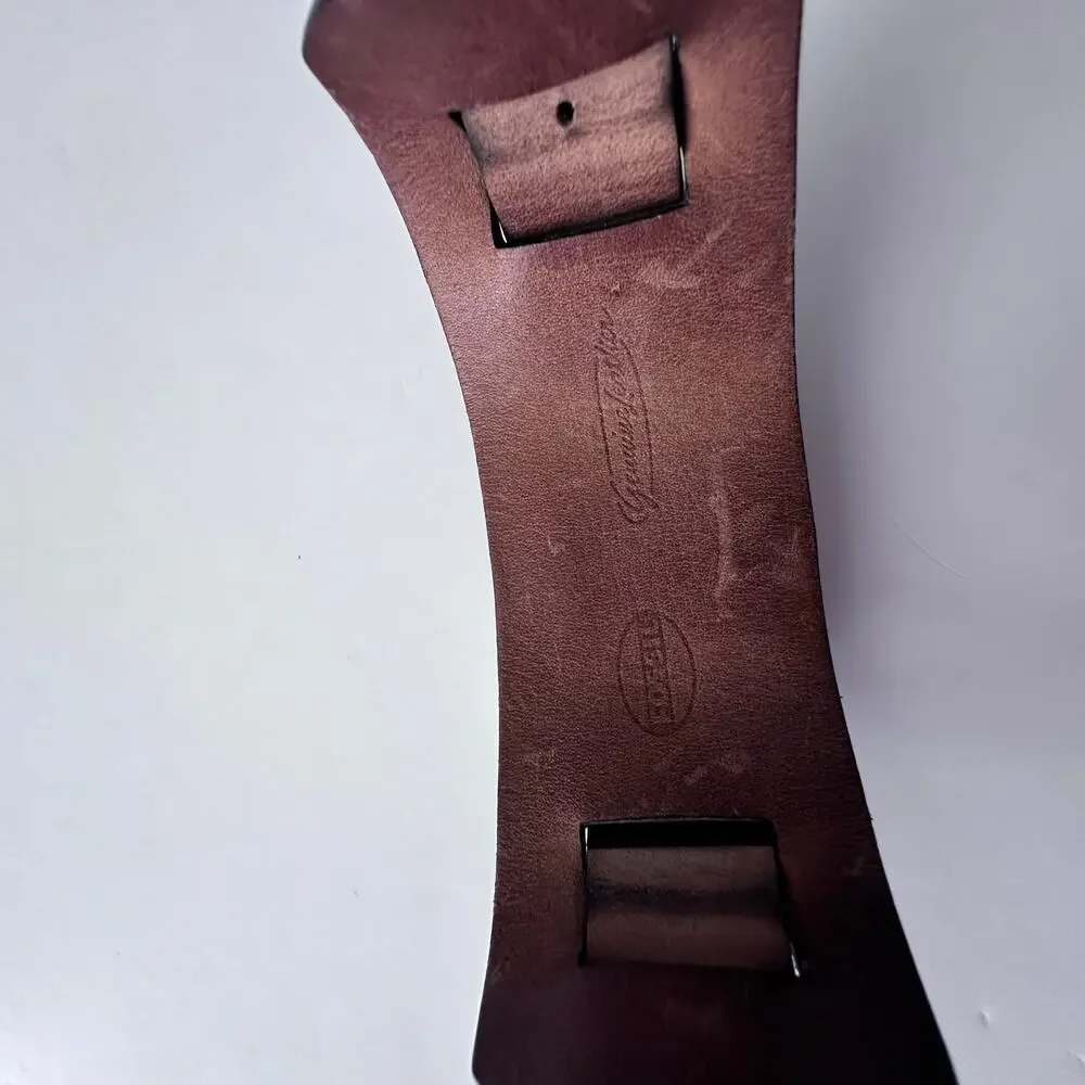 Fossil JR-8136 Stainless Steel Leather Watch - Picture 3 of 8